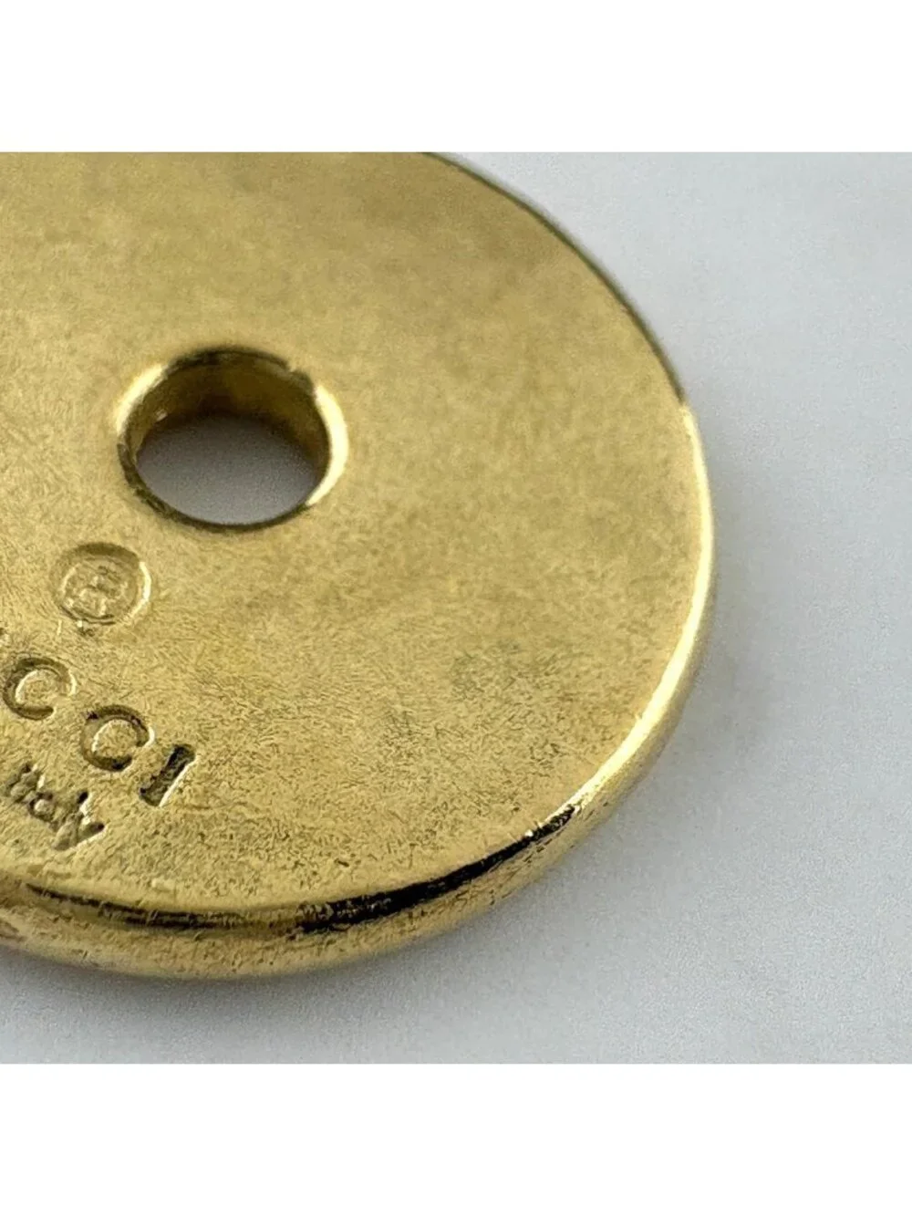 Gucci Coin Pendant YG Yellow Gold 18k